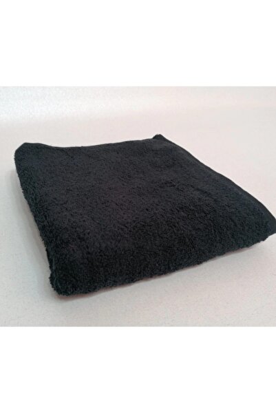 ERZAHOME منشفة رأس مسطحة سوداء 100% قطن