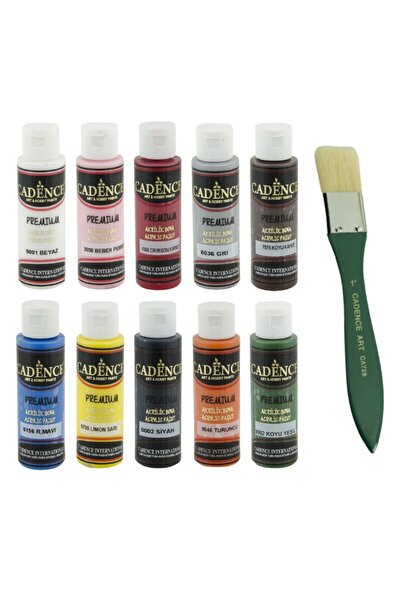 Cadence Akrilik Boya Seti Ve Fırça
