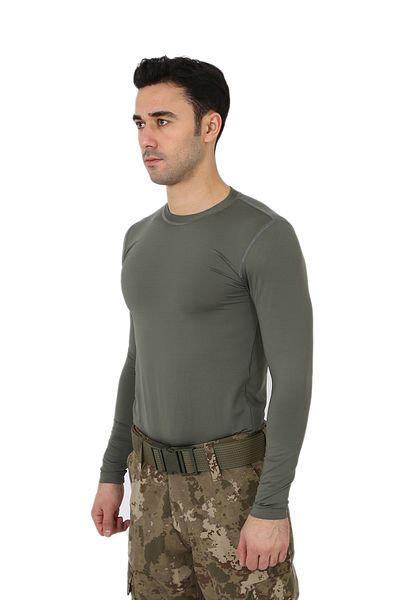 Asker Marketi Μακρυμάνικο T-Shirt Khaki Micro - Αθλητικό T-Shirt για εξωτερικούς χώρους