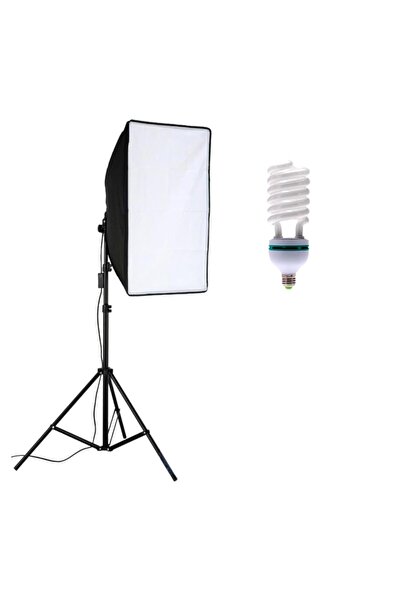 HLYPRO Ev Ortamında Kamera Çekimleri Için 50x70 Softbox Sürekli Işık Seti 85w...