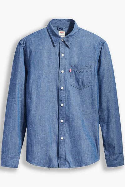 Levi's Cămașă albastră slim fit pentru bărbați 86619-0032