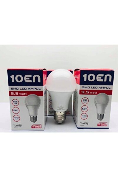 10EN Beyaz Led Ampul 10 Adet