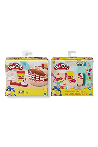 Play Doh Mini Dişçi Ve Mini Dondurmacı Seti 2 Li Set