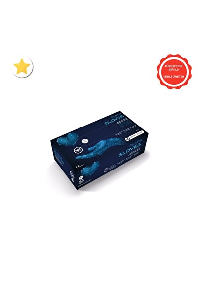 Platin Gloves Nitril Pudrasız Muayene Eldiveni Large/nitrile Powder Free Exam...