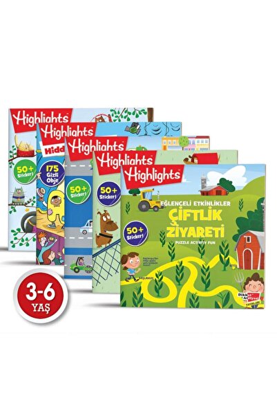 Dikkat Atölyesi Yayınları Sticker Eğlenceli Etkinliklerle Hikayeli Bulmaca 5'...