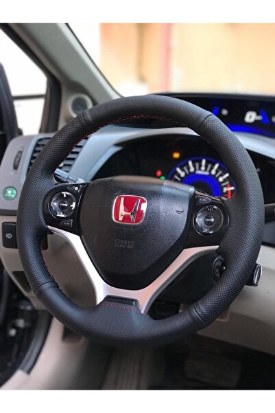 M&R OTO KILIF AKSESUAR Honda Cıvıc Fb7 Araç İçin Kırmızı Dikişli Çift Desenli...