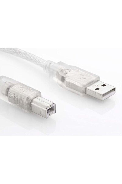 S-LINK SL-U2015 Şeffaf Usb 2.0 Yazıcı Kablosu ( 1.5 Metre )