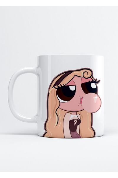 Pan Dükkan Powerpuff Girls Printed Porcelain Mug