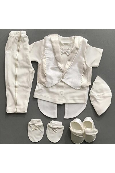 Ponpon Baby Erkek Bebek Mevlüt Takımı Hastane Çıkışı Seti Ponpon Baby 206