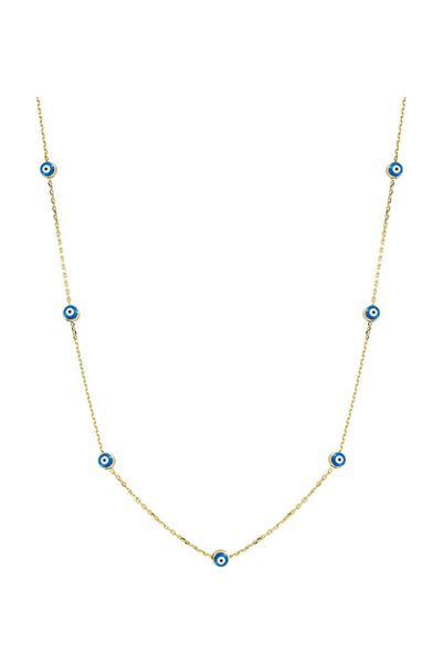 Glorria Kadın Altın Nazar Boncuklu Kolye CM0475