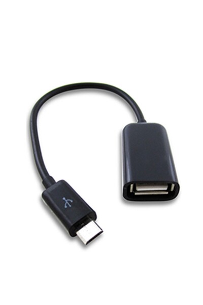 MobilCadde Micro USB - Dişi USB Girişi Dönüştürücü Siyah