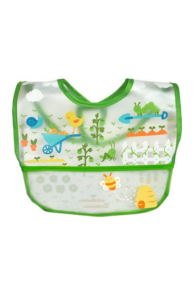 iplay 6-18Months, Waterproof Eva Fabric Velcro Baby Food Bib, Bib