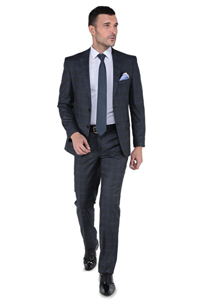 Buenza Erkek Porto 6 Drop Mono Tk Yrt Takım Elbise-3B6M0442D101