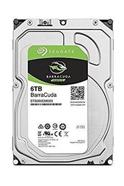 Seagate Σκληρός Δίσκος Επιτραπέζιου Υπολογιστή Seagate BarraCuda, 6TB, SATA I...