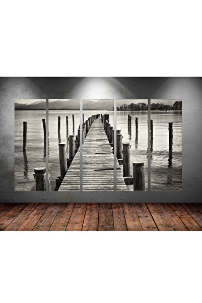 Tablo Center Dev Boyut 5 Parçalı Kanvas Tablo 150x90cm