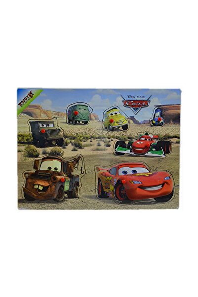 DOLU OYUNCAK سيارات ديزني لايتنينج ماكوين والأصدقاء، مثبتة على شكل قابس خشبي،...