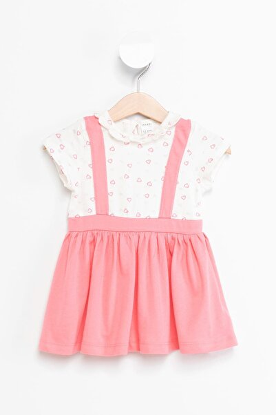 DeFacto White Baby Girl Baby Girl Dress