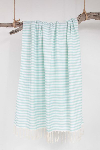 Bedinn Peshtemal Atlas Mint Green Pst366