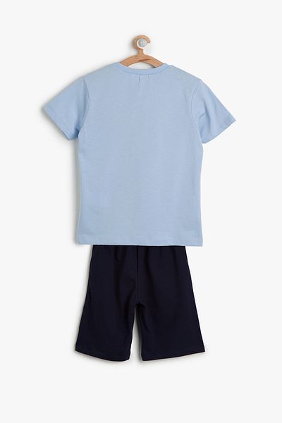 Koton Blue Boy's Bottom-Top Set 6Ykb24060Tk