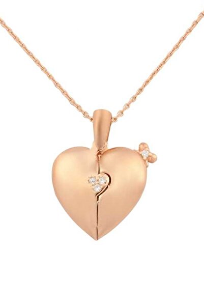 Welch Kadın Kalbimdeki Sır Gümüş Kolye W674