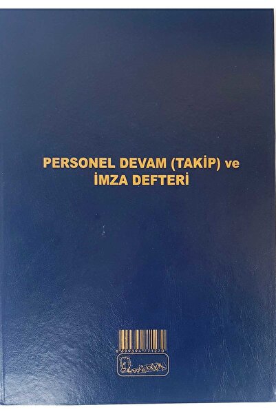 Kocaoluk PERSONEL DEVAM (TAKİP) VE İMZA DEFTERİ CİLT KAPAK