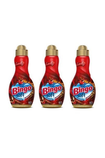Bingo Soft Konsantre Çamaşır Yumuşatıcısı Lovely 1440 ml X 3 Adet
