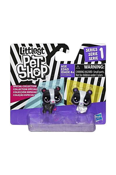 Littlest Pet Shop Mini Black and White Collection Set /