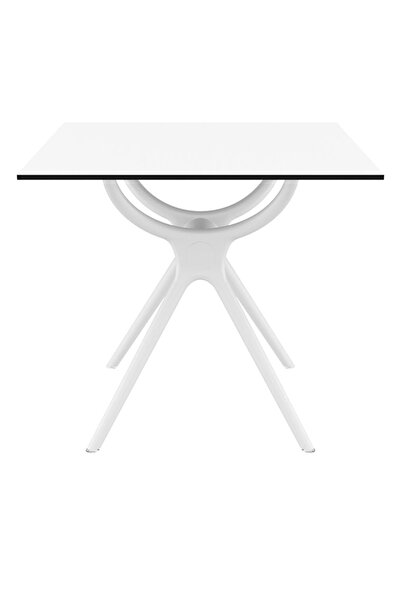 Siesta Air 80x80cm Kare Masa Balkon Bahçe Masası Mobilyası