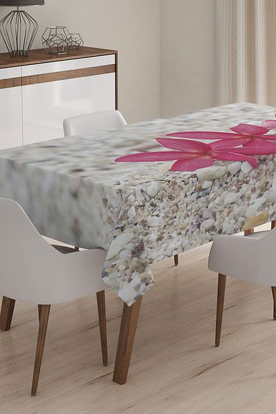 Realhomes Față de masă imprimată digital 3D cu design personalizat - 140 x 220 cm