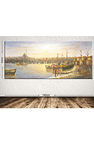 Tablo Center Dev Boyut Manzara Kanvas Tablo 60x140cm