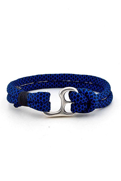 Solfera Men's Navy Blue Bracelet with Hook Bt137