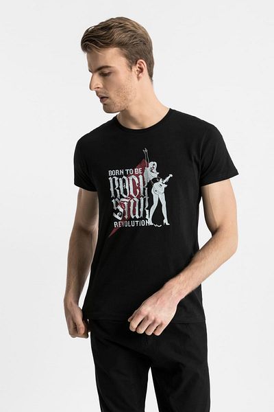Ltb Men's BLACK T-SHIRT 012198457761430000