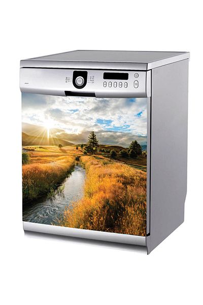 Tilki Dünyası Nature Scenery Dishwasher Sticker BLSK0005