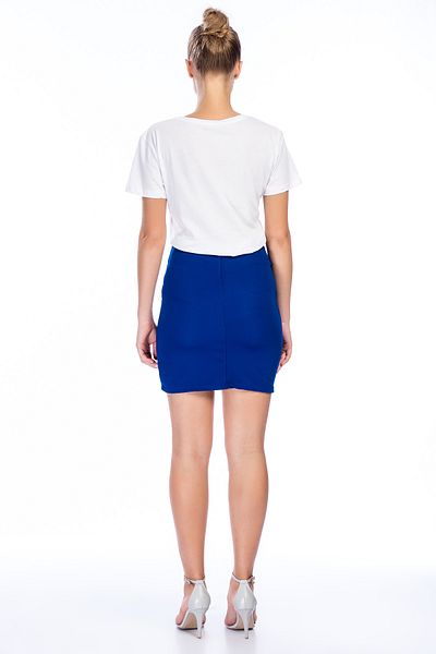 Quzu Women's Saks Short Pencil Skirt 15Y40062
