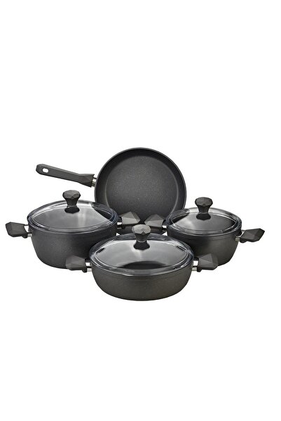 Pierre Cardin 7 Parça Granıks Tencere Seti Platın