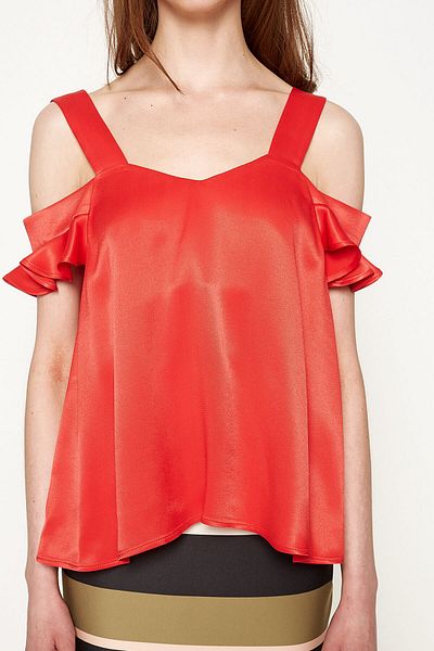 Koton Podkoszulek damski Arzu Sabancı for Koton Undershirt 7YAK32257UW w kolorze czerwonym