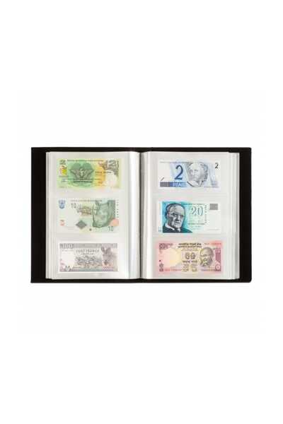 Leuchtturm ELEGANT Klasik 300 Adet Kağıt Para Albümü, 300 Kağıt Para Kapasiteli