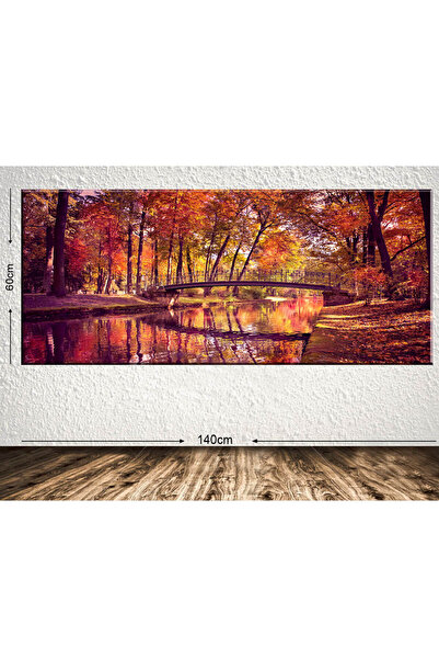 Tablo Center Dev Boyut Manzara Kanvas Tablo 60x140cm