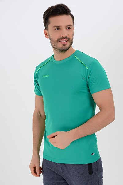 TRYON Men's Polyester Crew Neck T-Shirt Heat - 11.10.011.004.106.061