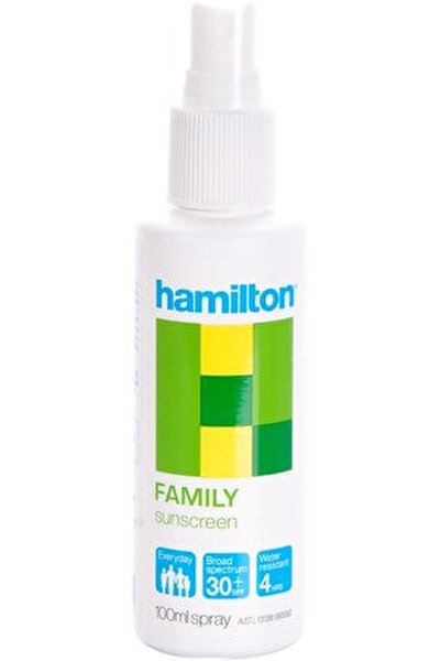 Hamilton sunscreen spray 100ml 30+ (9310304190903)