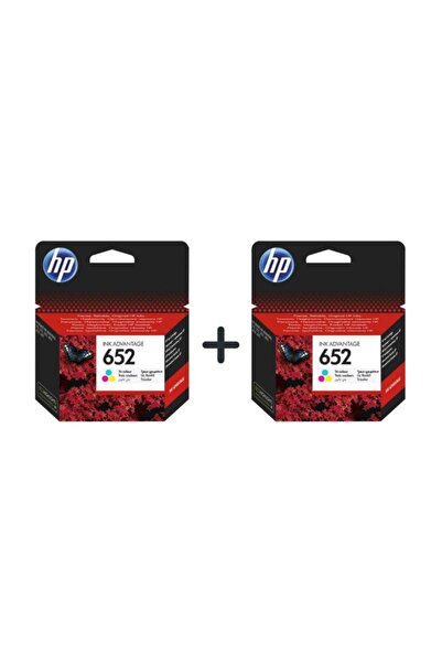 HP 652 Renkli Mürekkep Kartuşu (2'li Avantaj Paket) F6V24AE