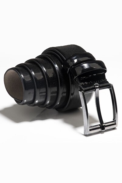 DeepSEA Cureaua pentru bărbați din piele artificială clasică cu model de puncte pentru bărbați 2104486