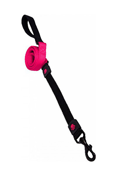 Doco Lastik Tutma Saplı Çiftkat Köpek Gezdirme Medium 120 cm Pembe