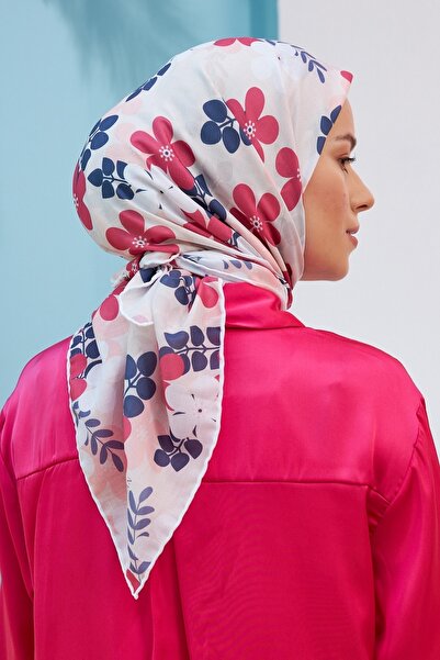 İpekhan Ромашка Екру Бавовна Віскоз Шарф