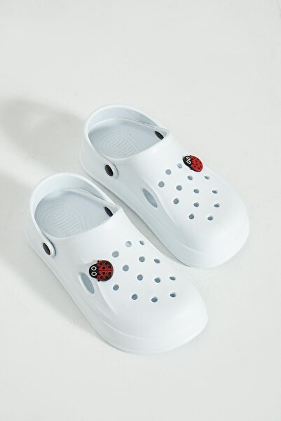 Pembe Potin Women White Eva Sea Beach Cook Doctor Nurse Hospital Teacher Confort Comfortable Sandals Slippers