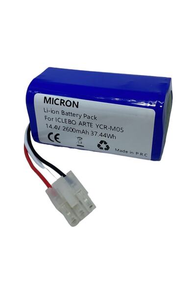 Micron Iclebo Arte Ycr-m05 Ycr-m05-p Smart Ycr-m04-1 Smart Ycr-m05-10 14.4v 2600mah 37.4wh