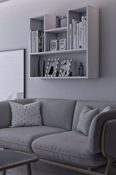 moka park avm Decorative Wall Shelf Living Room Bathroom Balcony Kitchen Bookshelf Multi-Purpose Shelf Decorraf