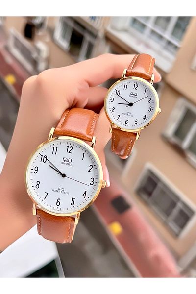 Q&Q QQ Team Wristwatch Lover Couple Watch Original