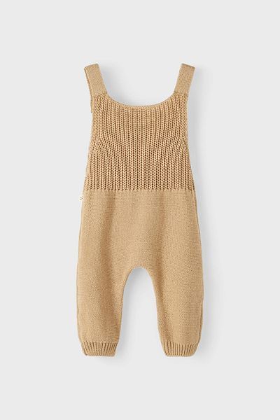 Lil' Atelier Jumpsuit - Beige - Figurbetont