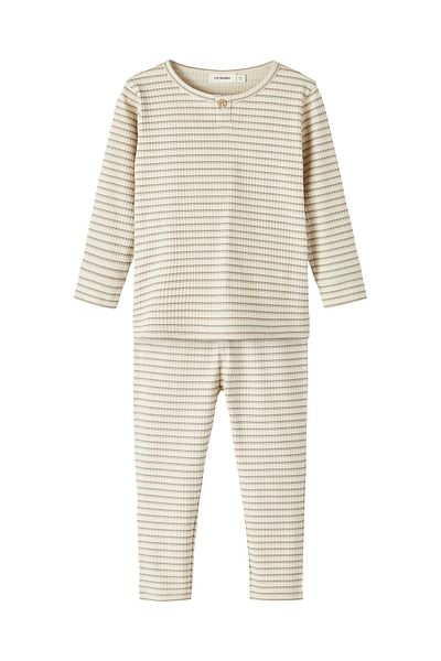Lil' Atelier Trainingsanzug - Ecru - Regular Fit